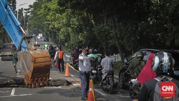 Jalan Lenteng Agung Raya Amblas, Arus Lalu Lintas Dialihkan 2026